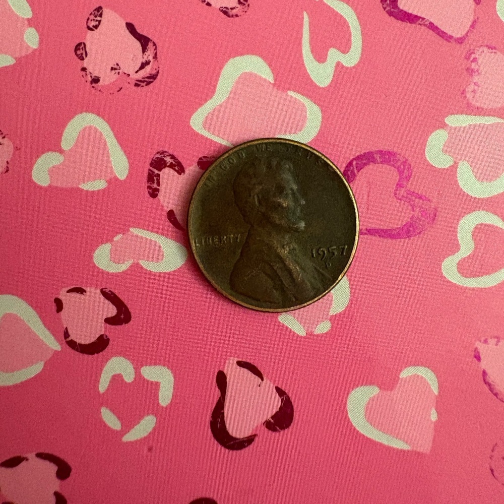 Rare Vintage 1957 Copper Wheat Penny Rare Error in E - Picture 4 of 7